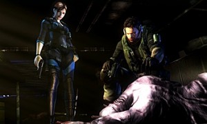 Chris e Jil em Resident Evil Revelations
