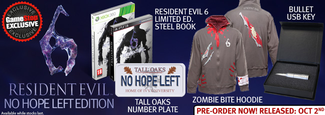 Resident Evil 6 terá edição especial exclusiva no Reino Unido