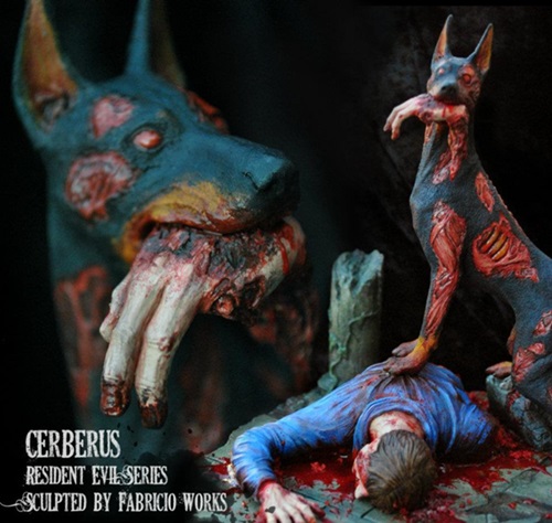 Artista cria estátuas sensacionais de Cerberus e Nemesis